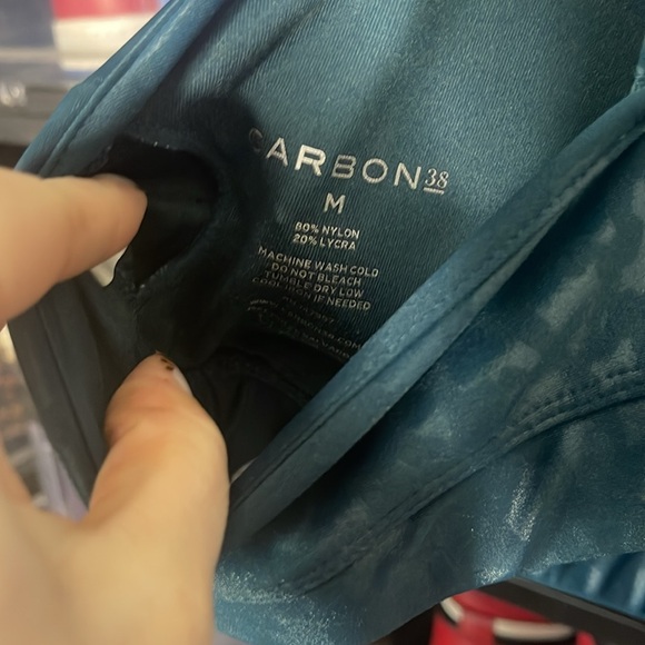 Carbon 38 Teal Sports Bra - Picture 3 of 3